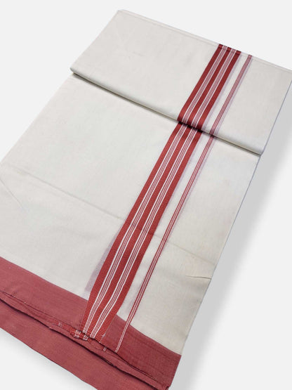 Kerala Premium Balaramapuram Handloom Dhoti/Mundu for Men