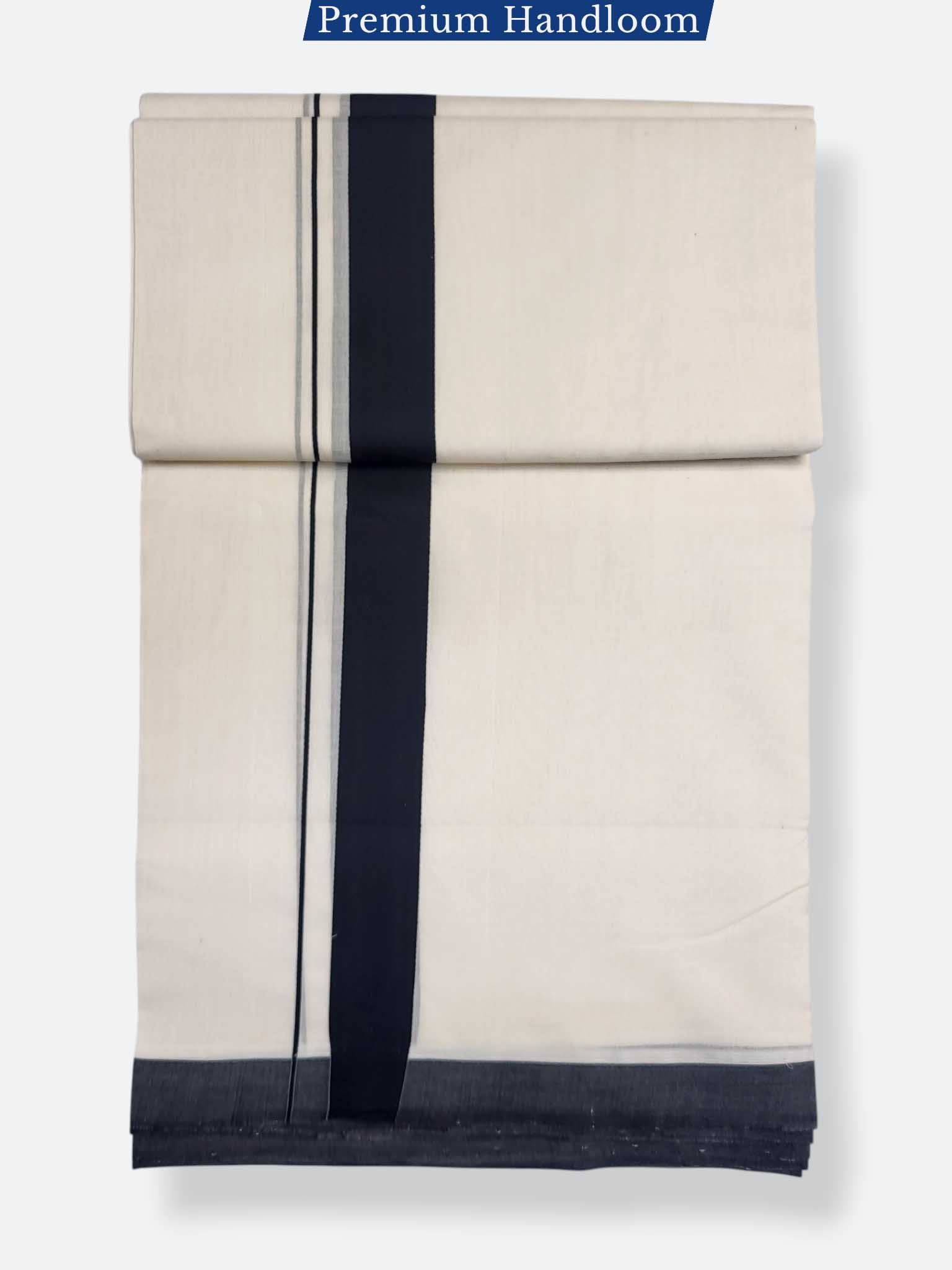 Kerala Premium Balaramapuram Handloom Dhoti/Mundu for Men