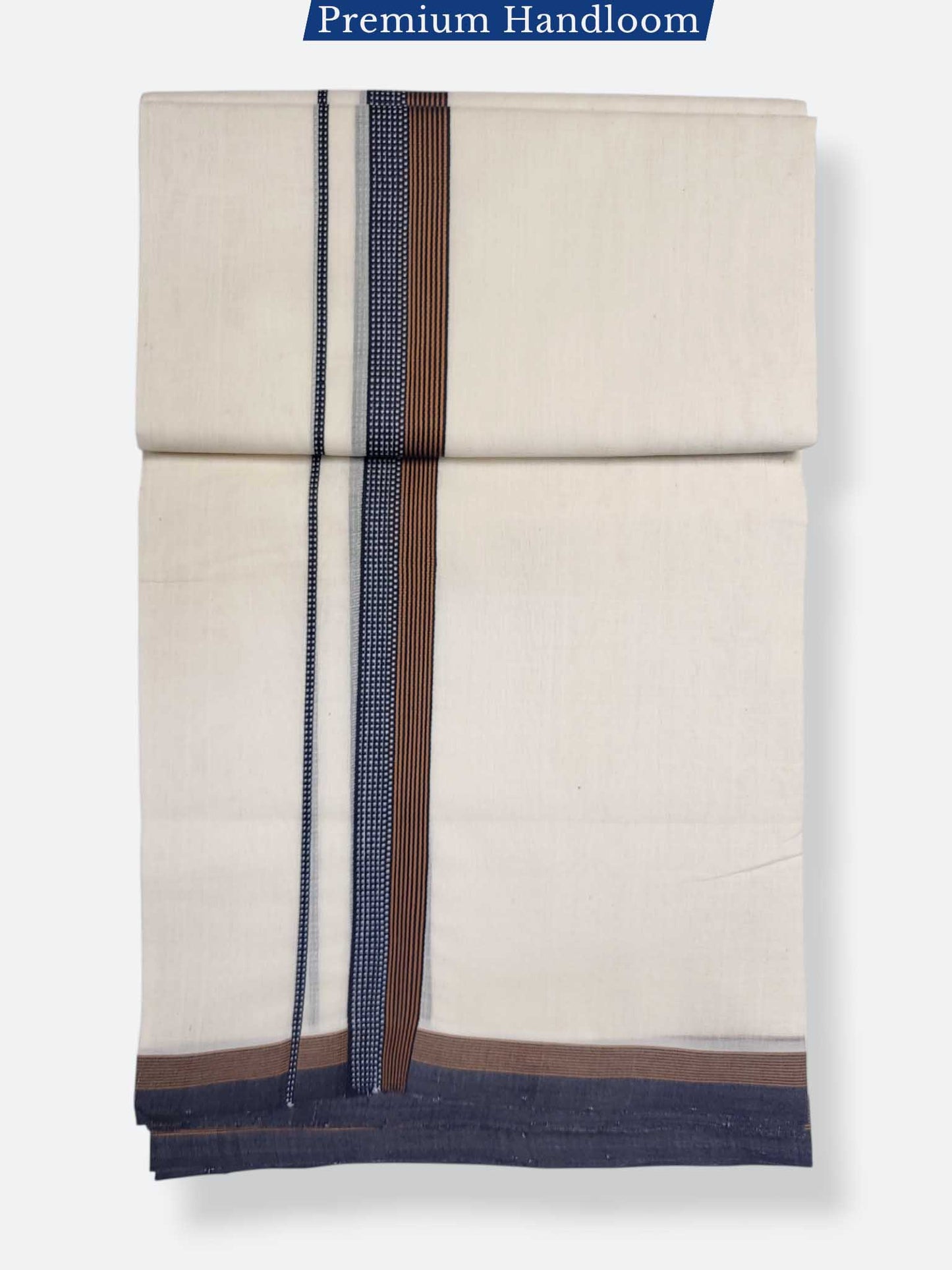 Kerala Premium Balaramapuram Handloom Dhoti/Mundu for Men