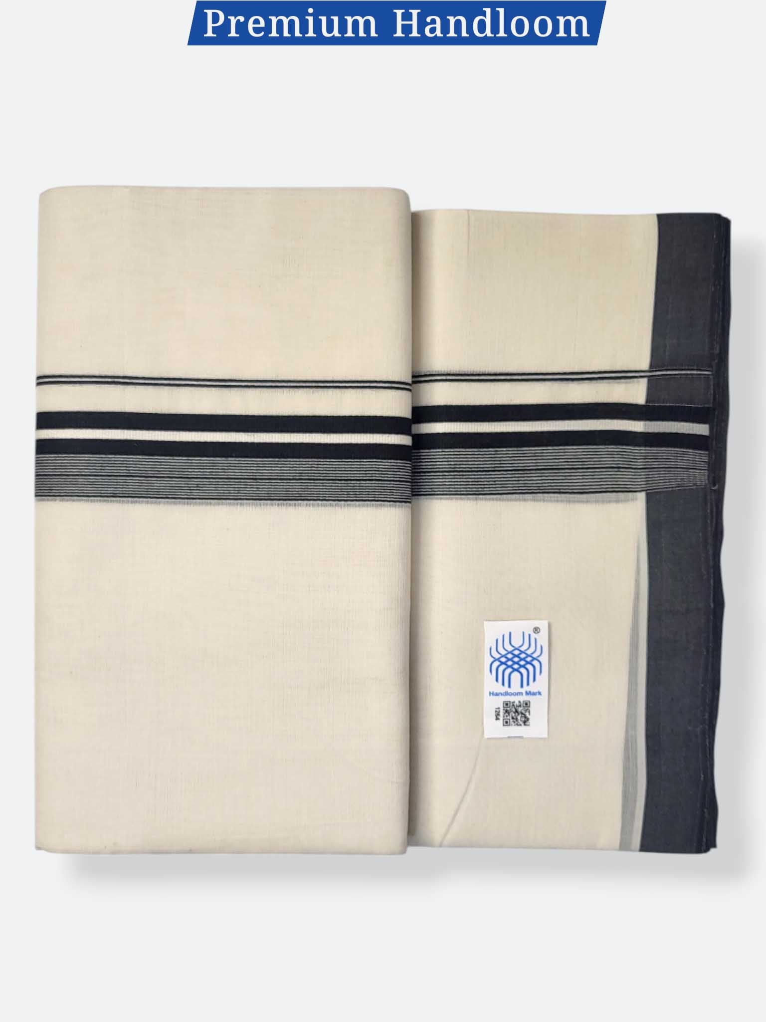 Kerala Premium Balaramapuram Handloom Dhoti/Mundu for Men