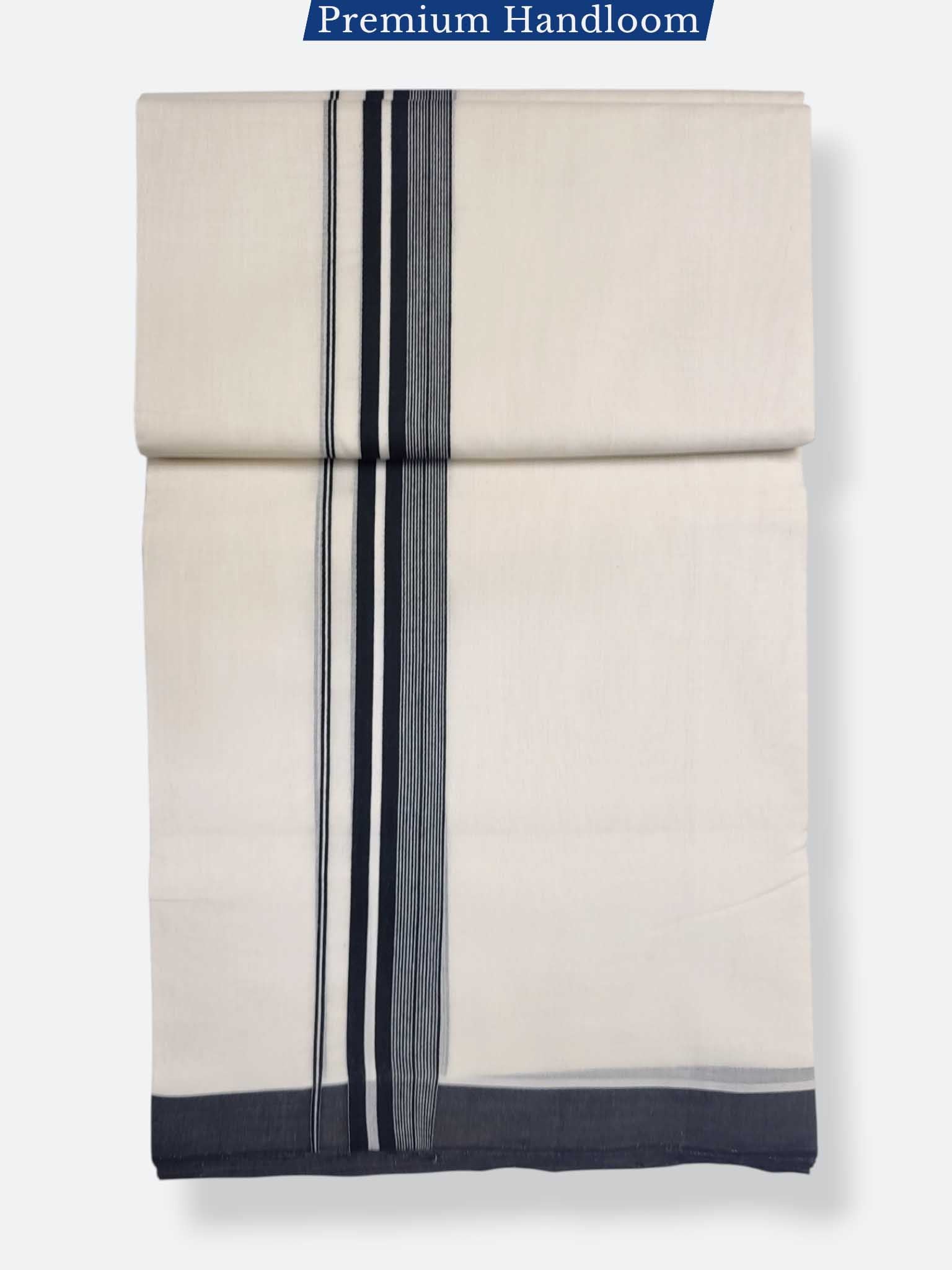 Kerala Premium Balaramapuram Handloom Dhoti/Mundu for Men