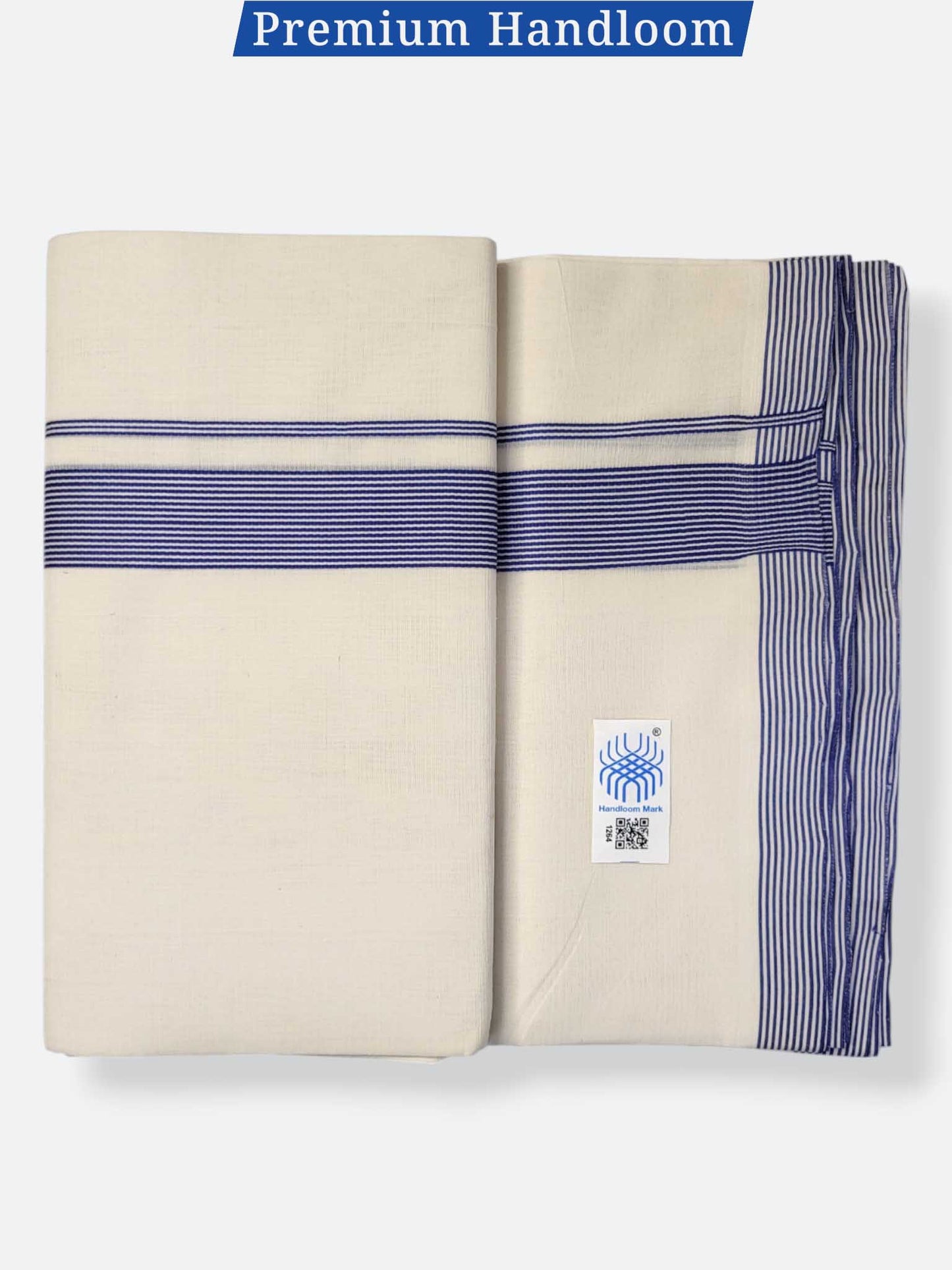 Kerala Premium Balaramapuram Handloom Dhoti/Mundu for Men