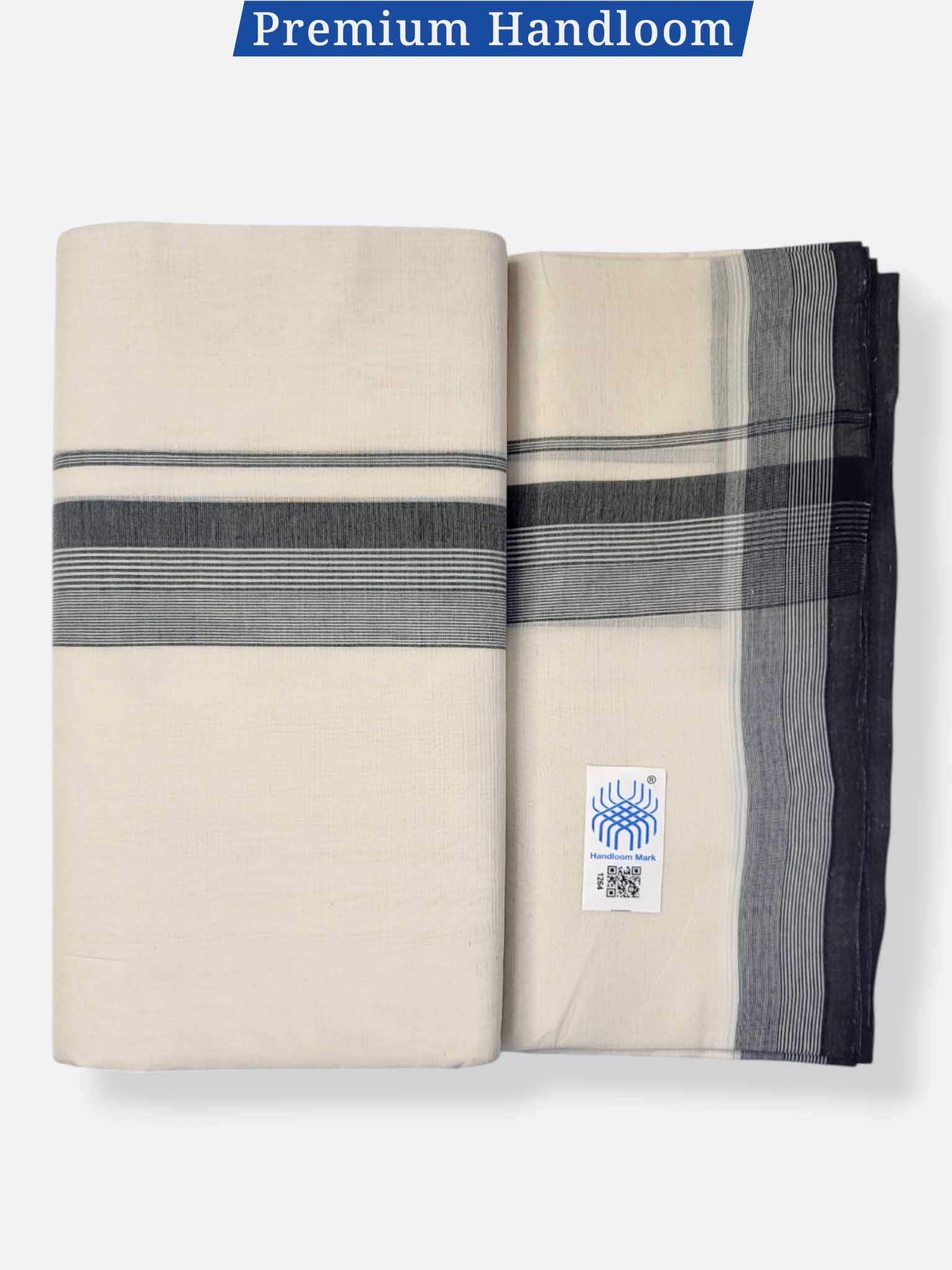 Kerala Premium Balaramapuram Handloom Dhoti/Mundu for Men