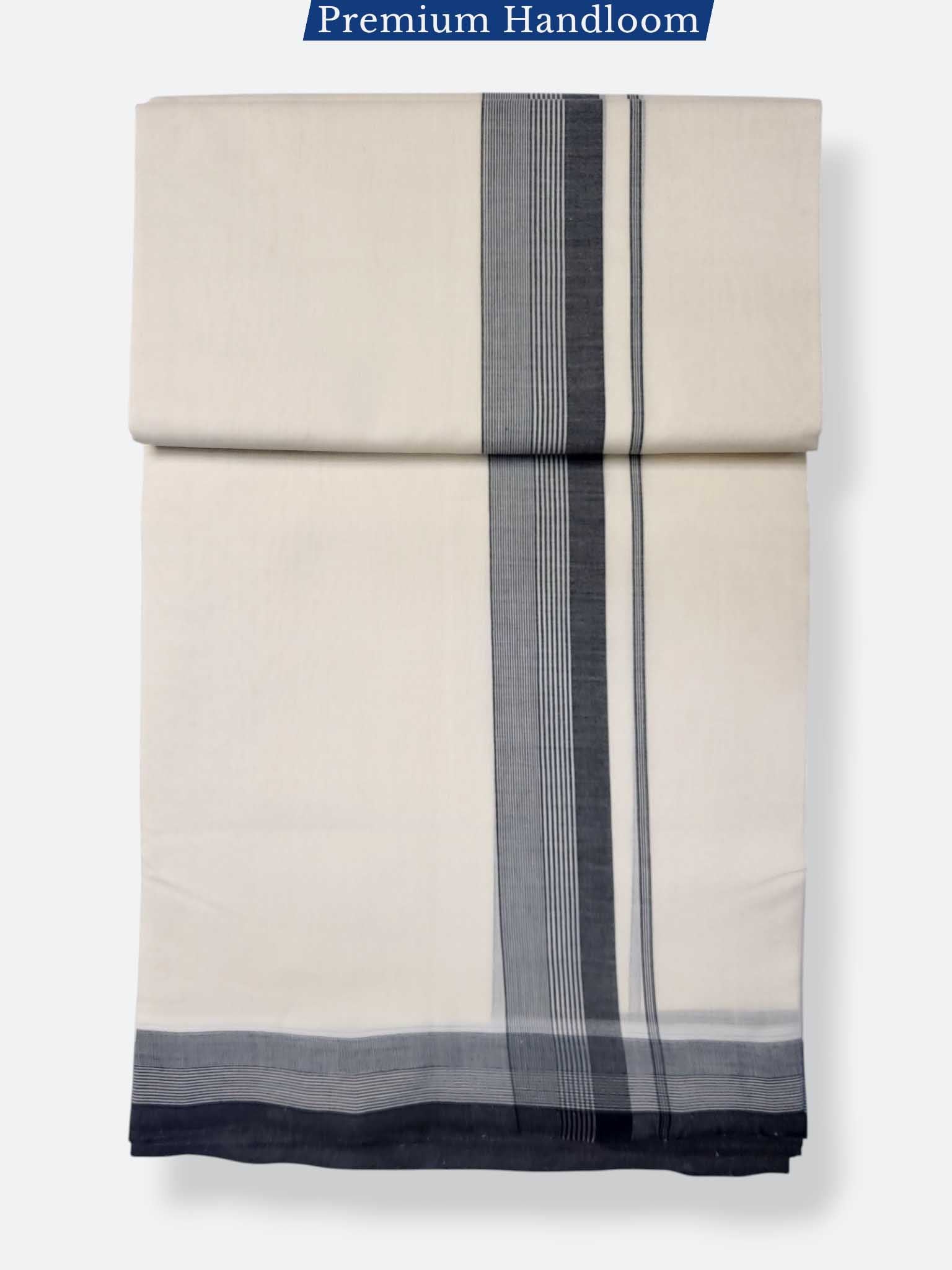 Kerala Premium Balaramapuram Handloom Dhoti/Mundu for Men