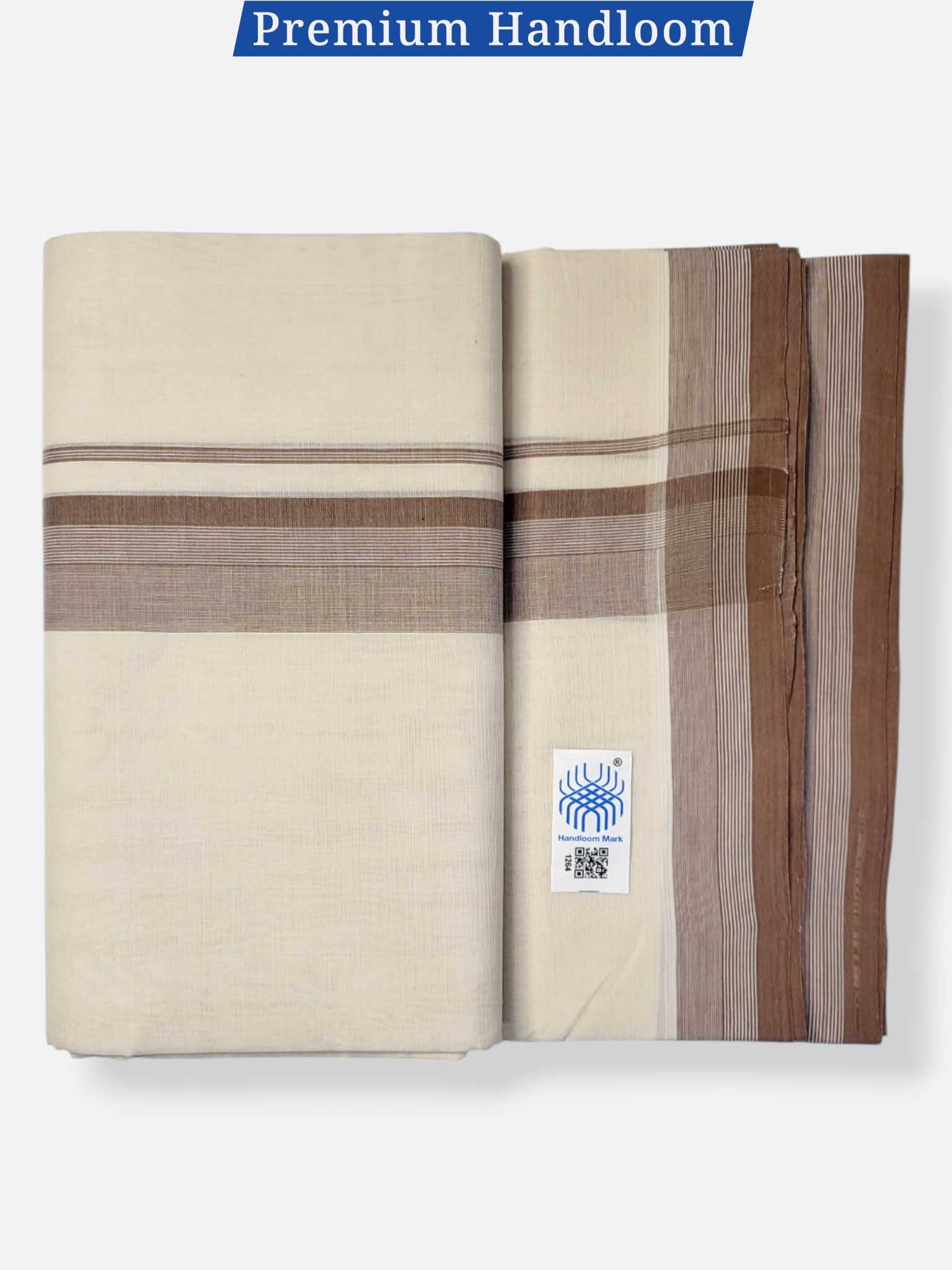 Kerala Premium Balaramapuram Handloom Dhoti/Mundu for Men