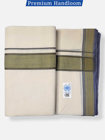 Kerala Premium Balaramapuram Handloom Dhoti/Mundu for Men