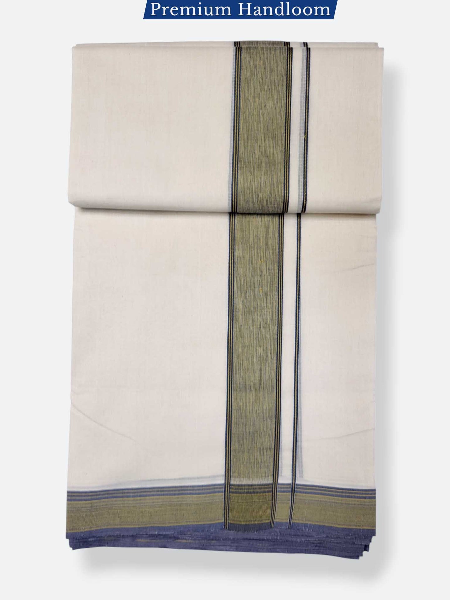 Kerala Premium Balaramapuram Handloom Dhoti/Mundu for Men