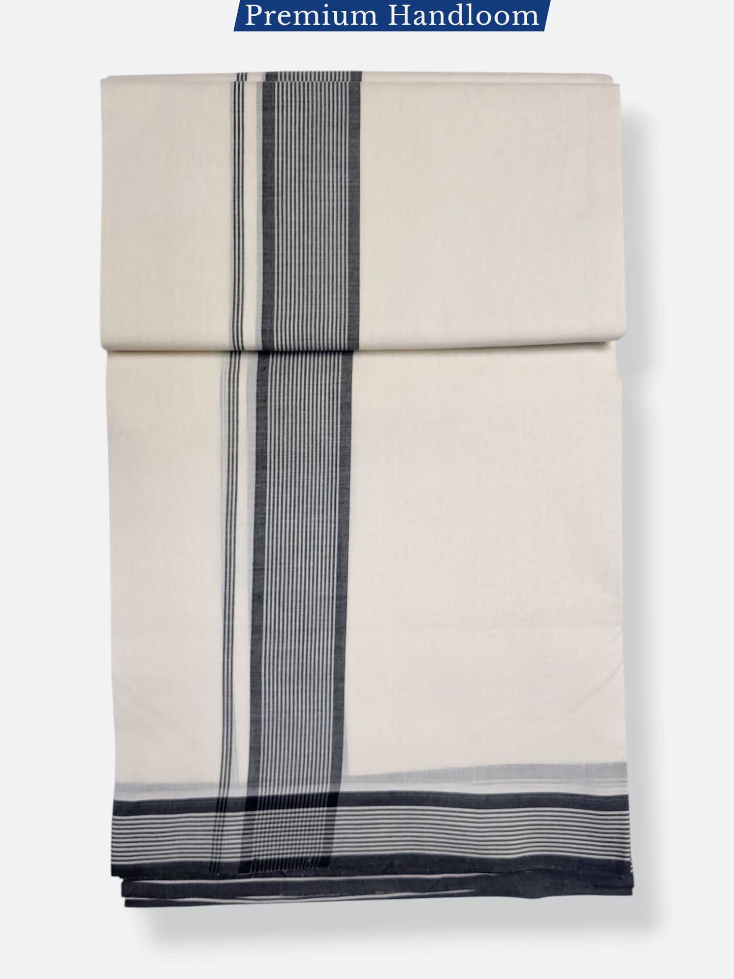 Kerala Premium Balaramapuram Handloom Dhoti/Mundu for Men