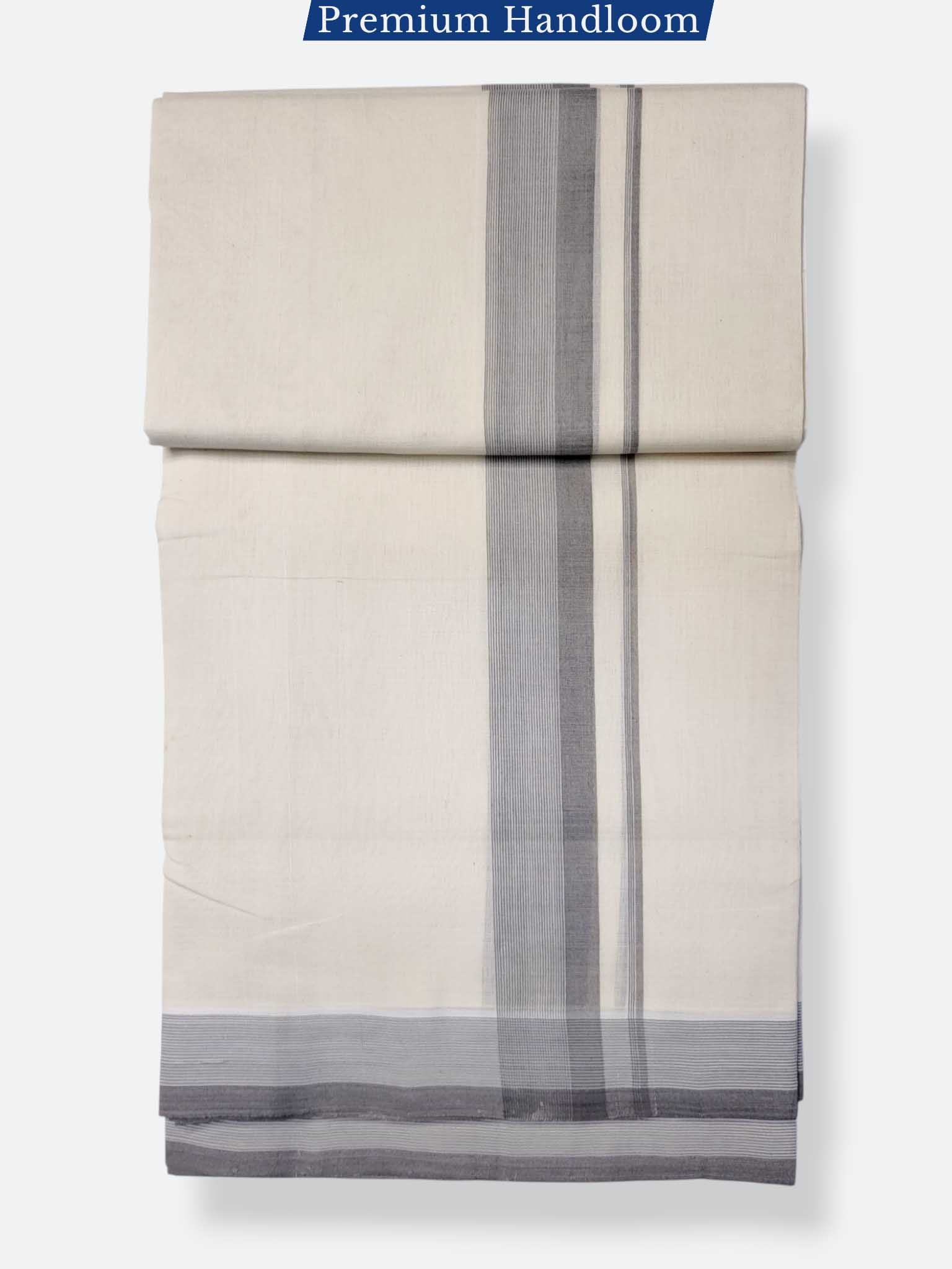 Kerala Premium Balaramapuram Handloom Dhoti/Mundu for Men