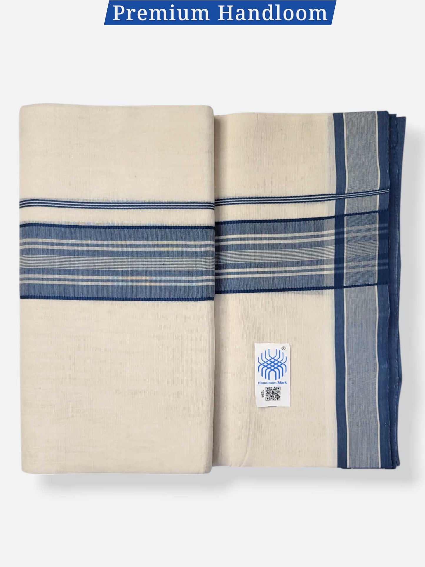 Kerala Premium Balaramapuram Handloom Dhoti/Mundu for Men