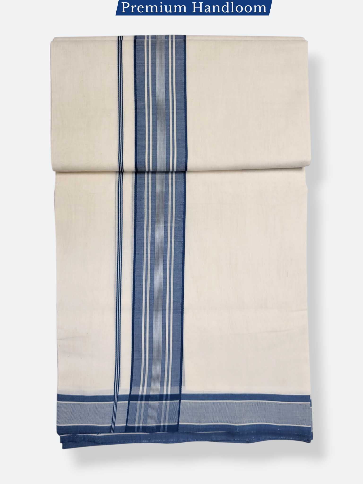 Kerala Premium Balaramapuram Handloom Dhoti/Mundu for Men