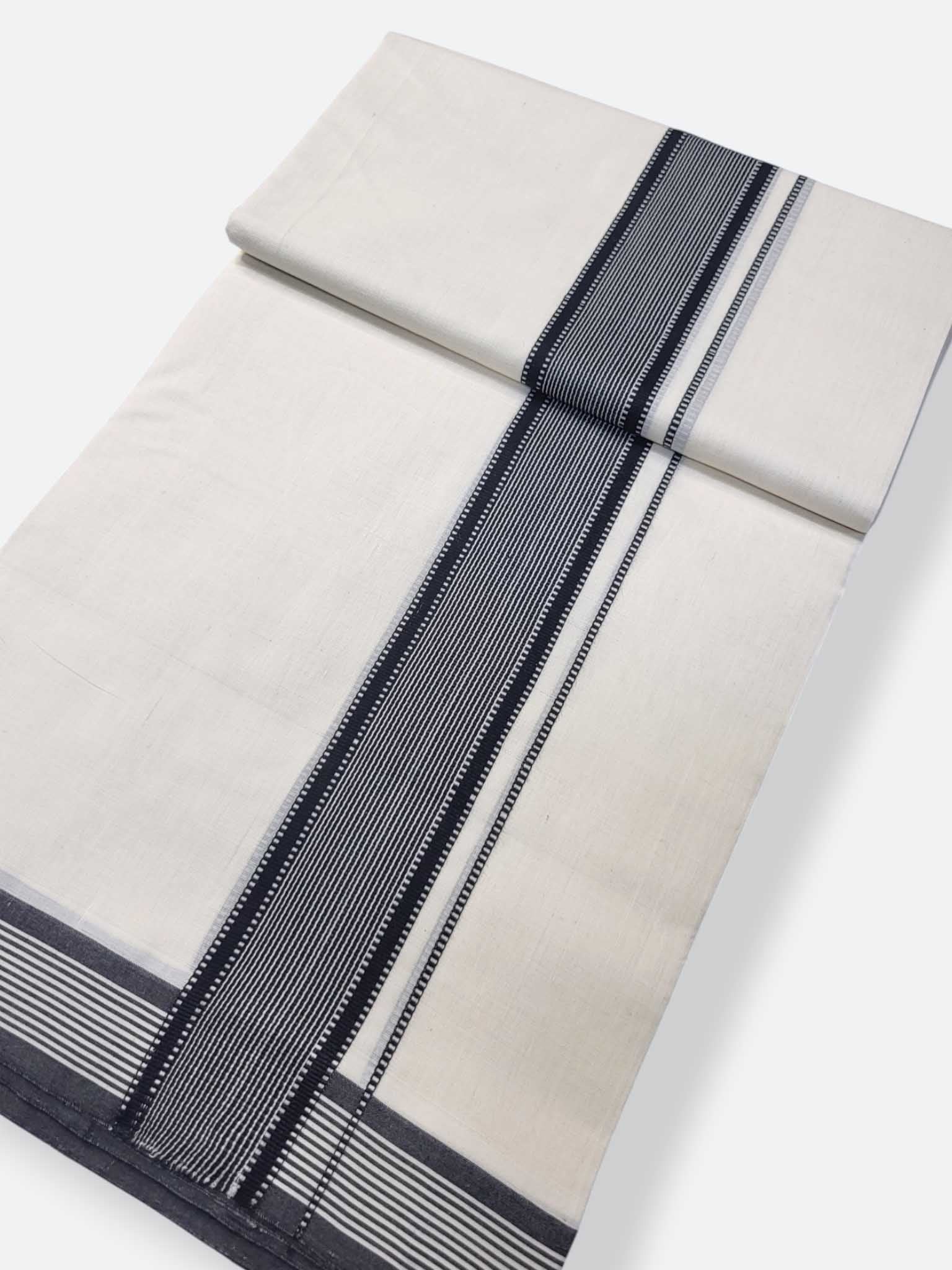 Kerala Premium Balaramapuram Handloom Dhoti/Mundu for Men