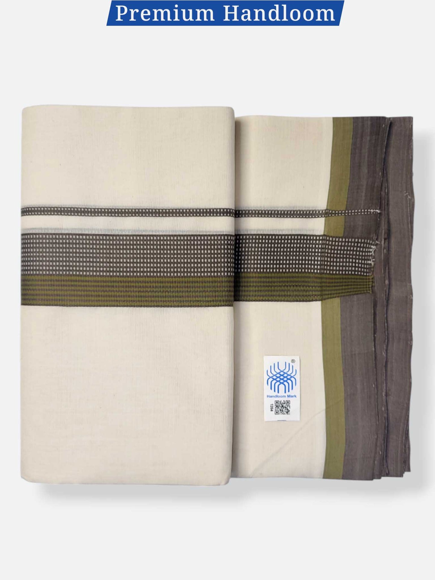 Kerala Premium Balaramapuram Handloom Dhoti/Mundu for Men