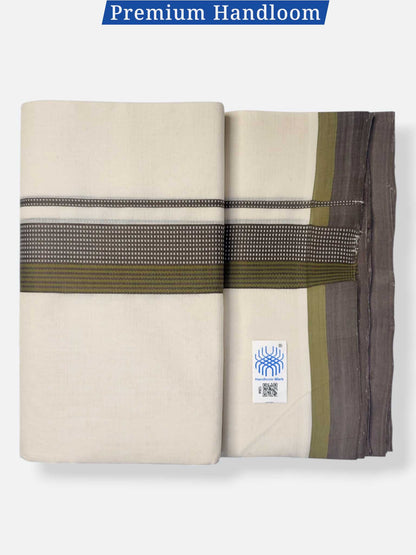 Kerala Premium Balaramapuram Handloom Dhoti/Mundu for Men