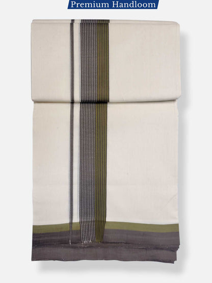 Kerala Premium Balaramapuram Handloom Dhoti/Mundu for Men
