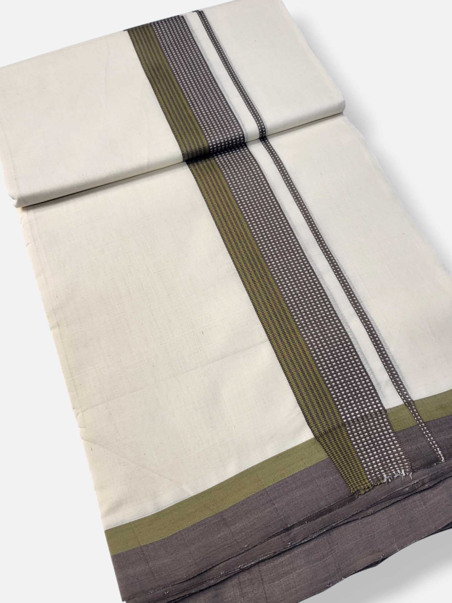Kerala Premium Balaramapuram Handloom Dhoti/Mundu for Men