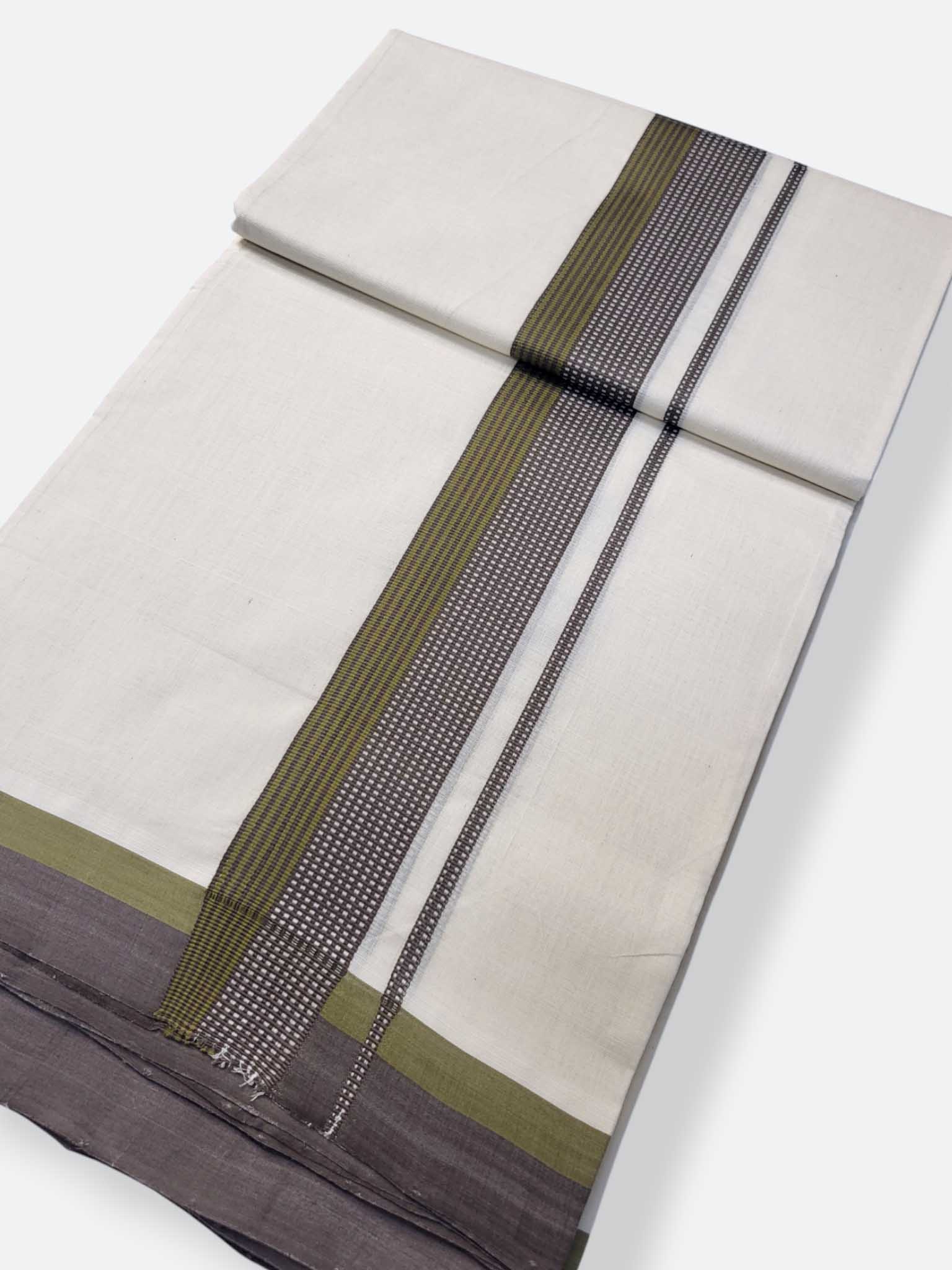 Kerala Premium Balaramapuram Handloom Dhoti/Mundu for Men