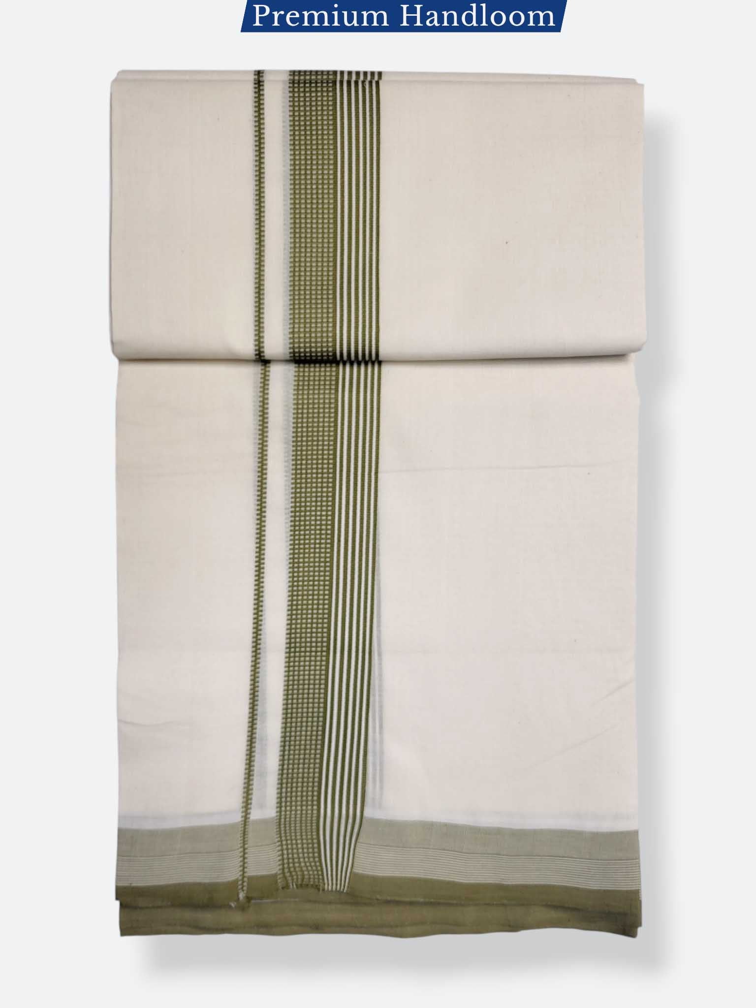 Kerala Premium Balaramapuram Handloom Dhoti/Mundu for Men