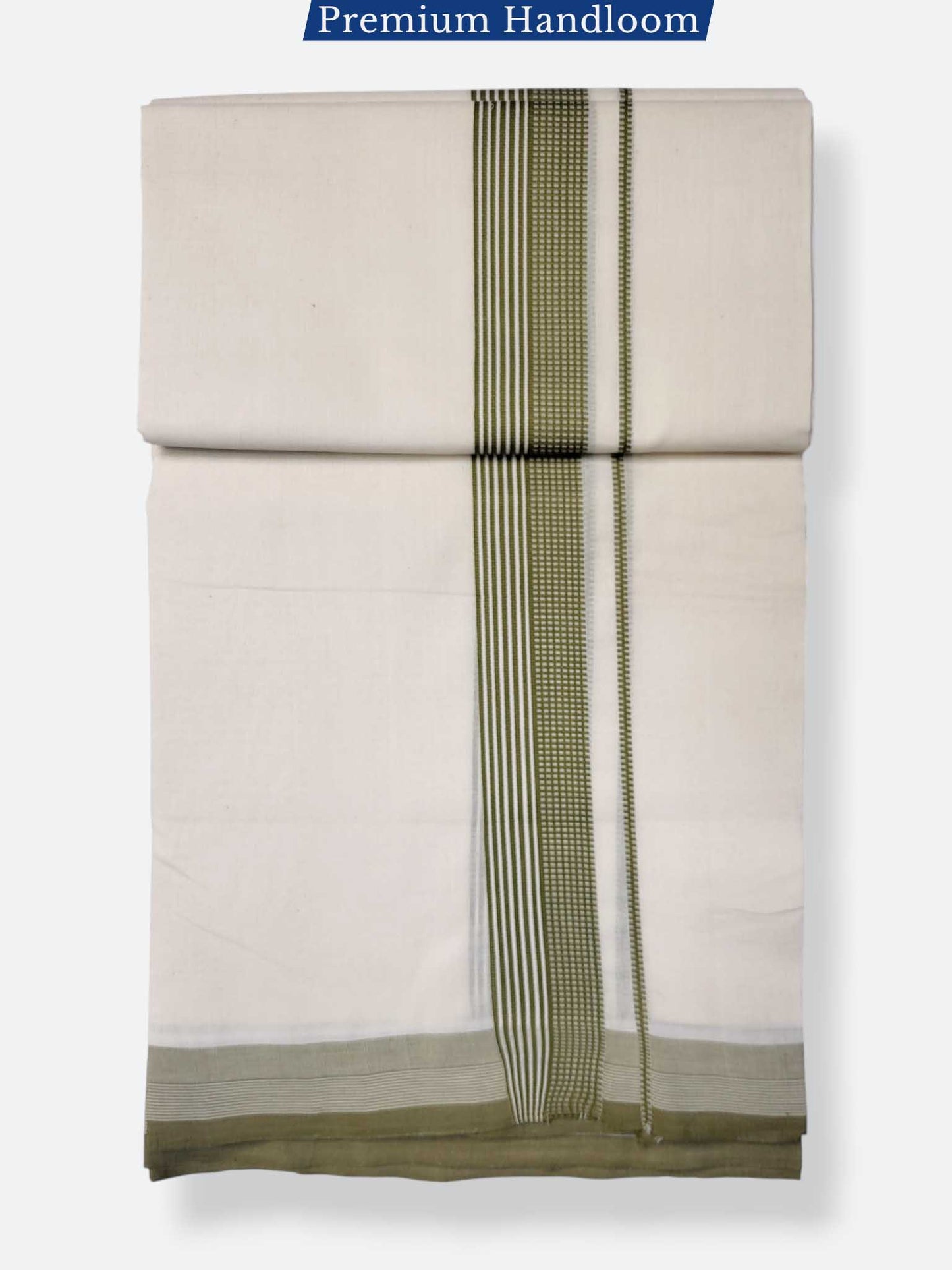 Kerala Premium Balaramapuram Handloom Dhoti/Mundu for Men
