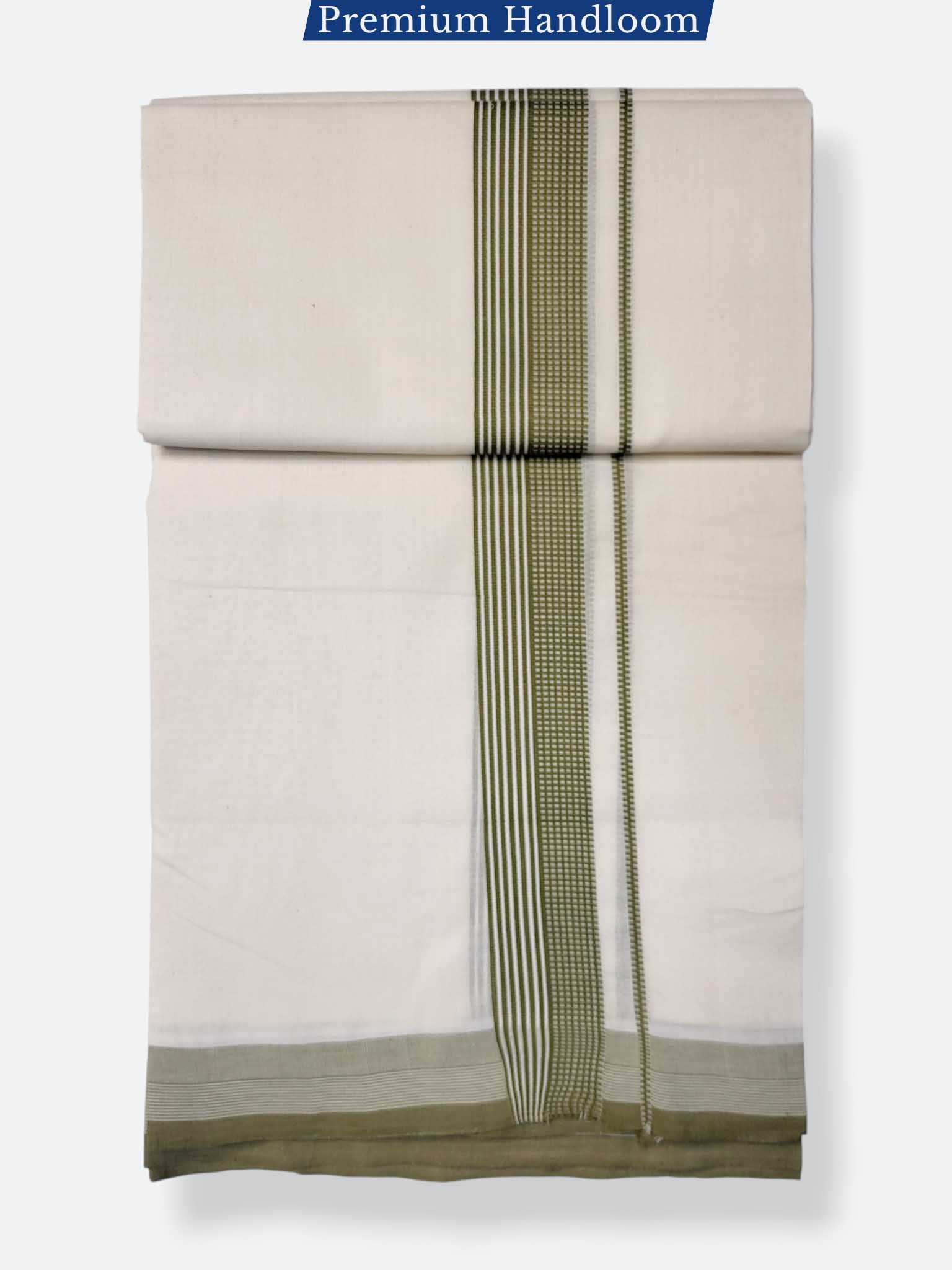 Kerala Premium Balaramapuram Handloom Dhoti/Mundu for Men