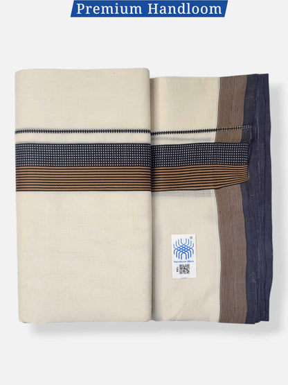 Kerala Premium Balaramapuram Handloom Dhoti/Mundu for Men