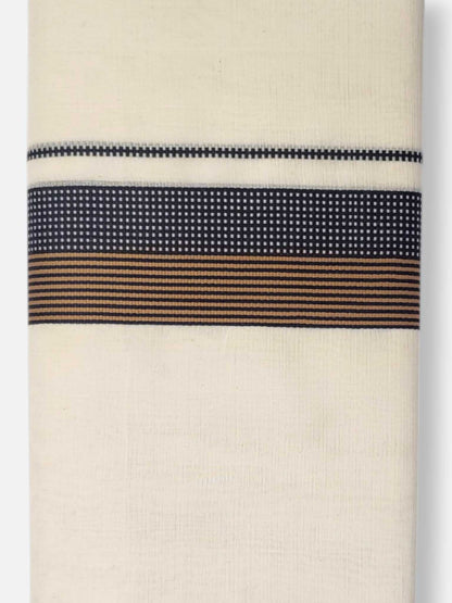 Kerala Premium Balaramapuram Handloom Dhoti/Mundu for Men