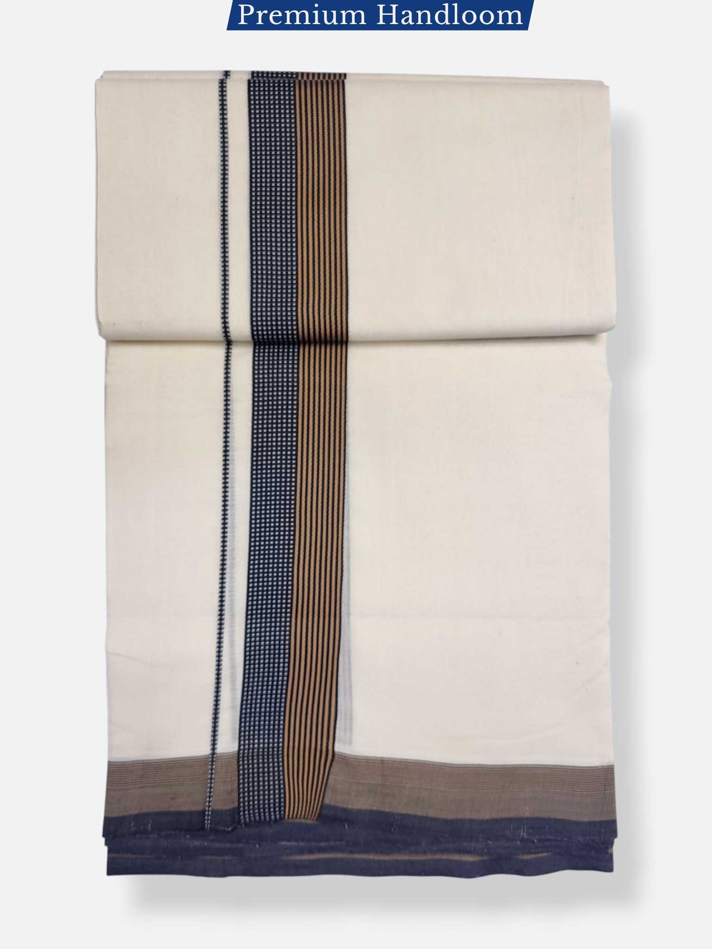 Kerala Premium Balaramapuram Handloom Dhoti/Mundu for Men