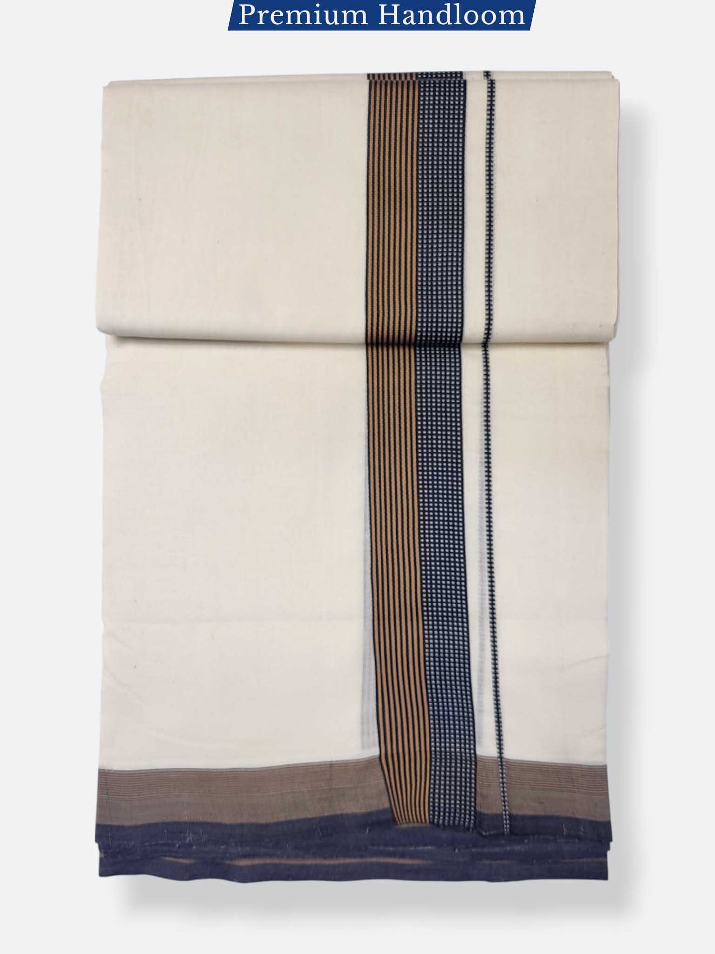 Kerala Premium Balaramapuram Handloom Dhoti/Mundu for Men