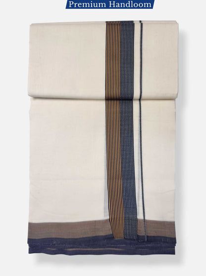 Kerala Premium Balaramapuram Handloom Dhoti/Mundu for Men