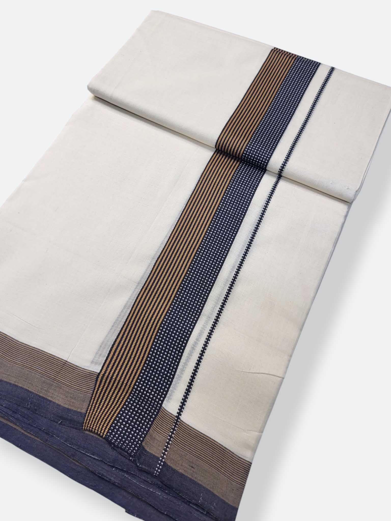 Kerala Premium Balaramapuram Handloom Dhoti/Mundu for Men
