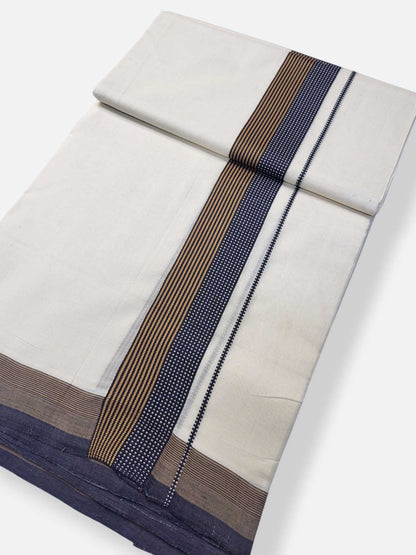 Kerala Premium Balaramapuram Handloom Dhoti/Mundu for Men