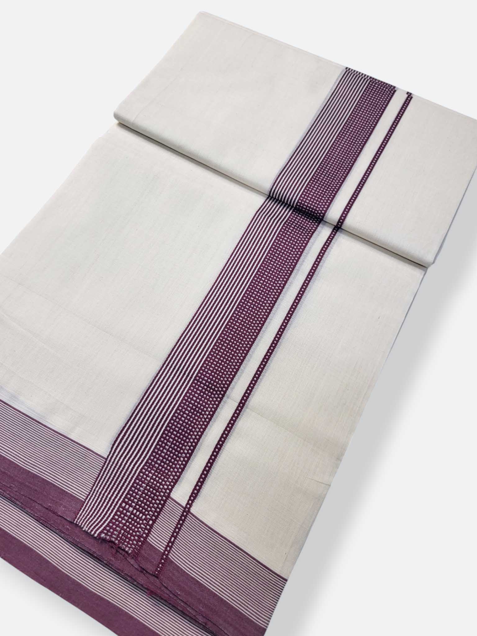 Kerala Premium Balaramapuram Handloom Dhoti/Mundu for Men