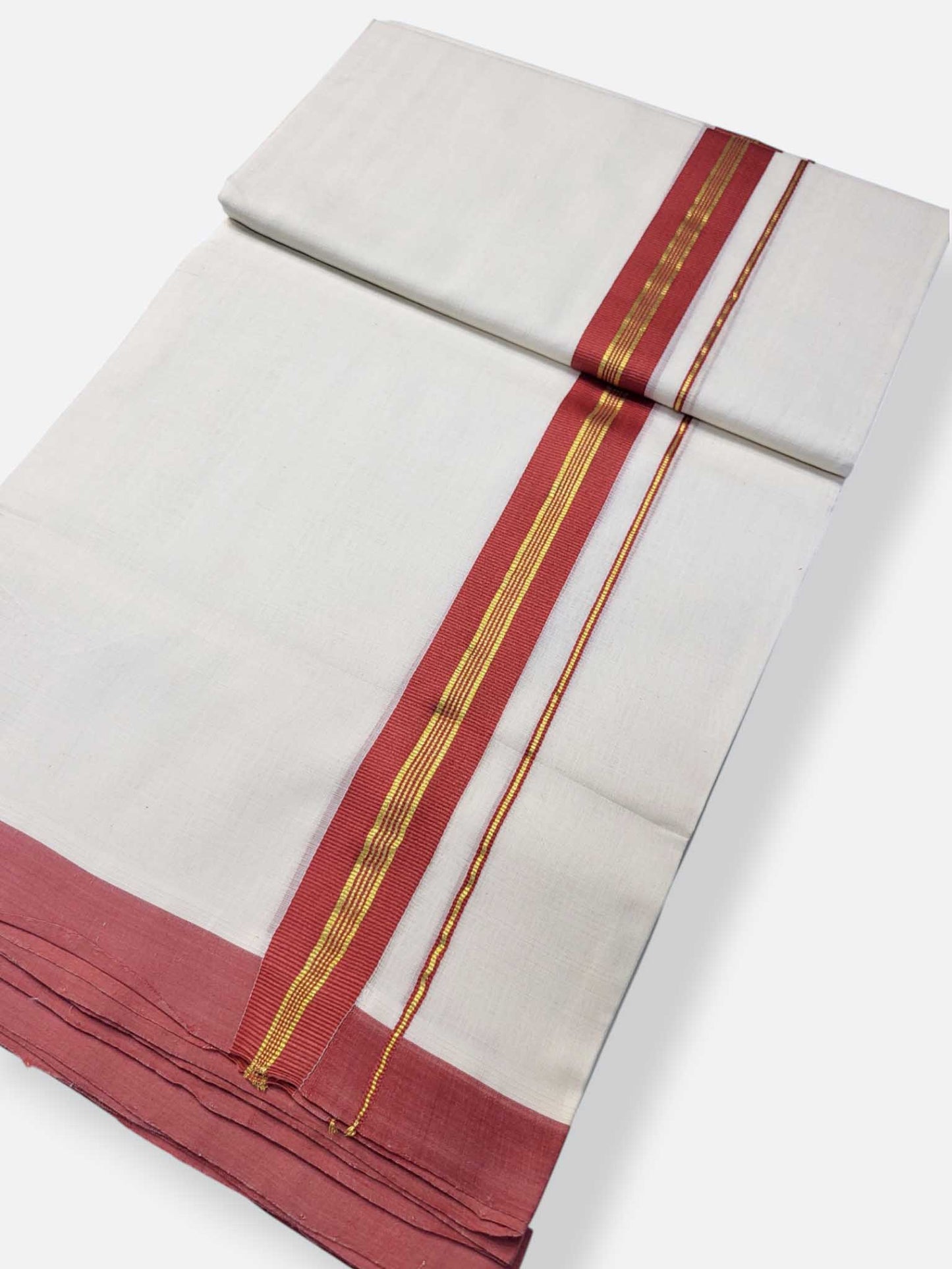 Kerala Premium Balaramapuram Handloom Dhoti/Mundu for Men