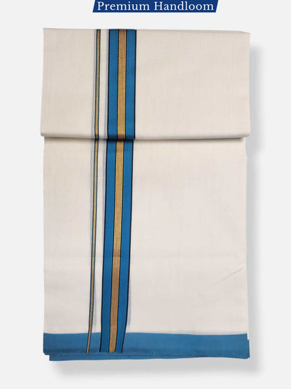 Kerala Premium Balaramapuram Handloom Dhoti/Mundu for Men