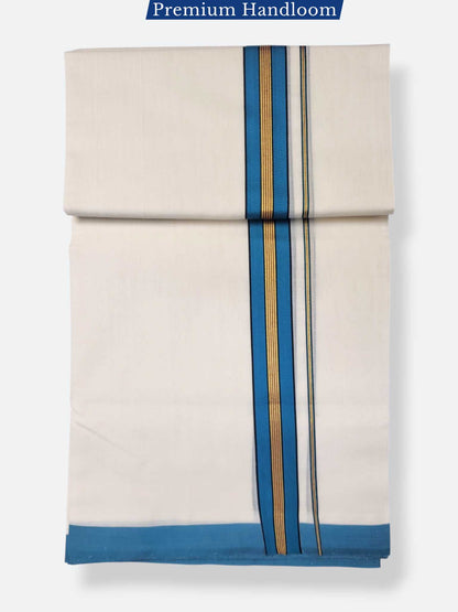 Kerala Premium Balaramapuram Handloom Dhoti/Mundu for Men
