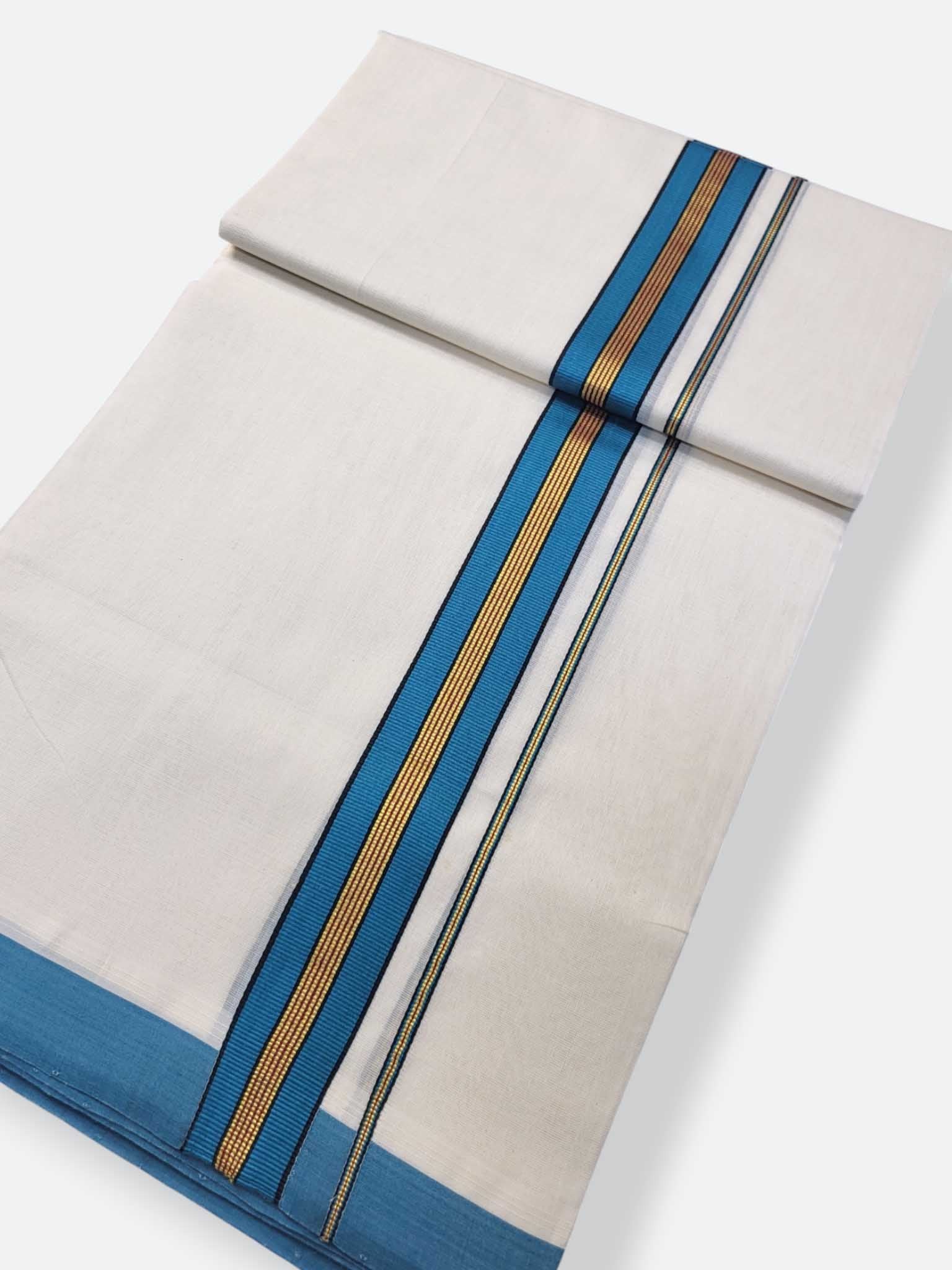 Kerala Premium Balaramapuram Handloom Dhoti/Mundu for Men