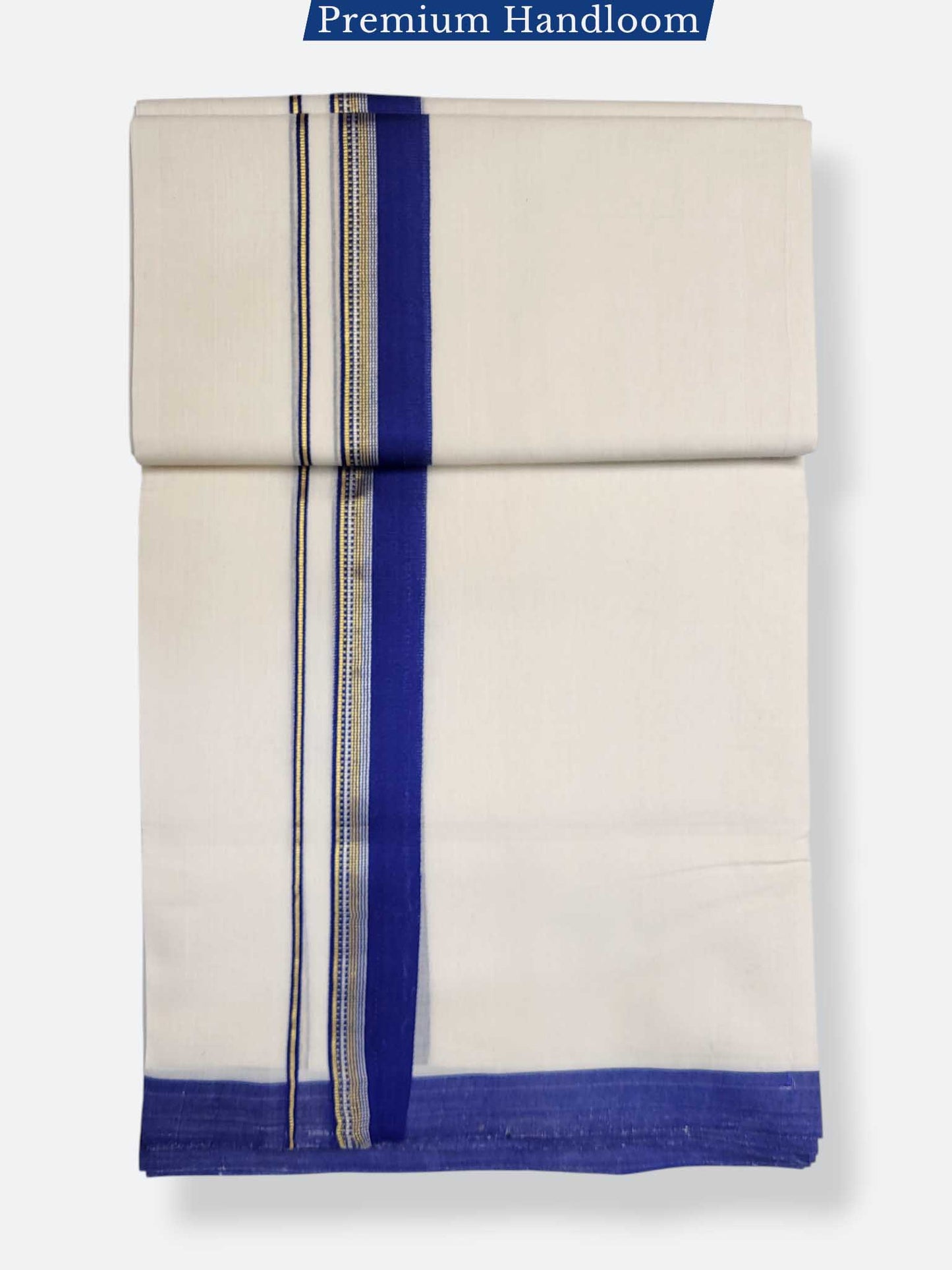 Kerala Premium Balaramapuram Handloom Dhoti/Mundu for Men
