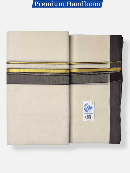 Kerala Premium Balaramapuram Handloom Dhoti/Mundu for Men