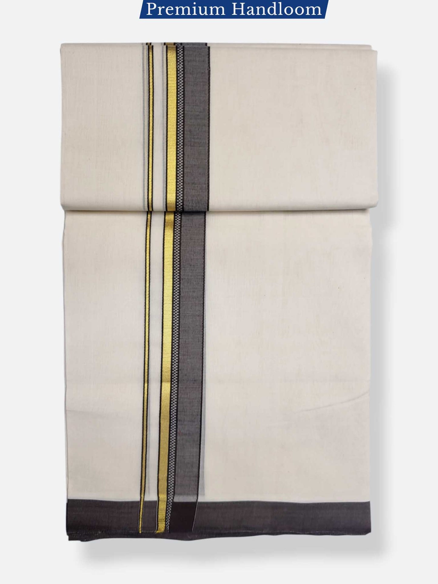 Kerala Premium Balaramapuram Handloom Dhoti/Mundu for Men