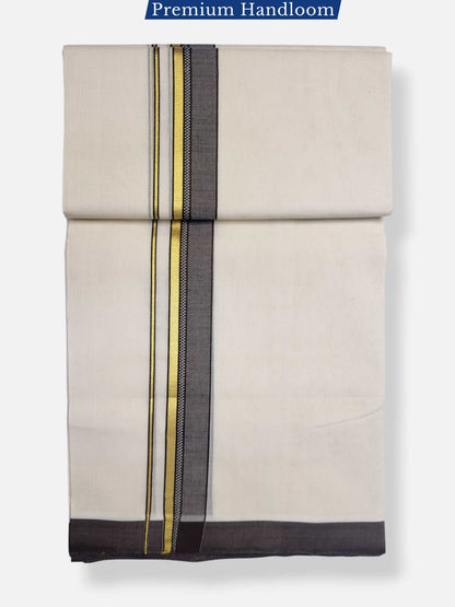 Kerala Premium Balaramapuram Handloom Dhoti/Mundu for Men