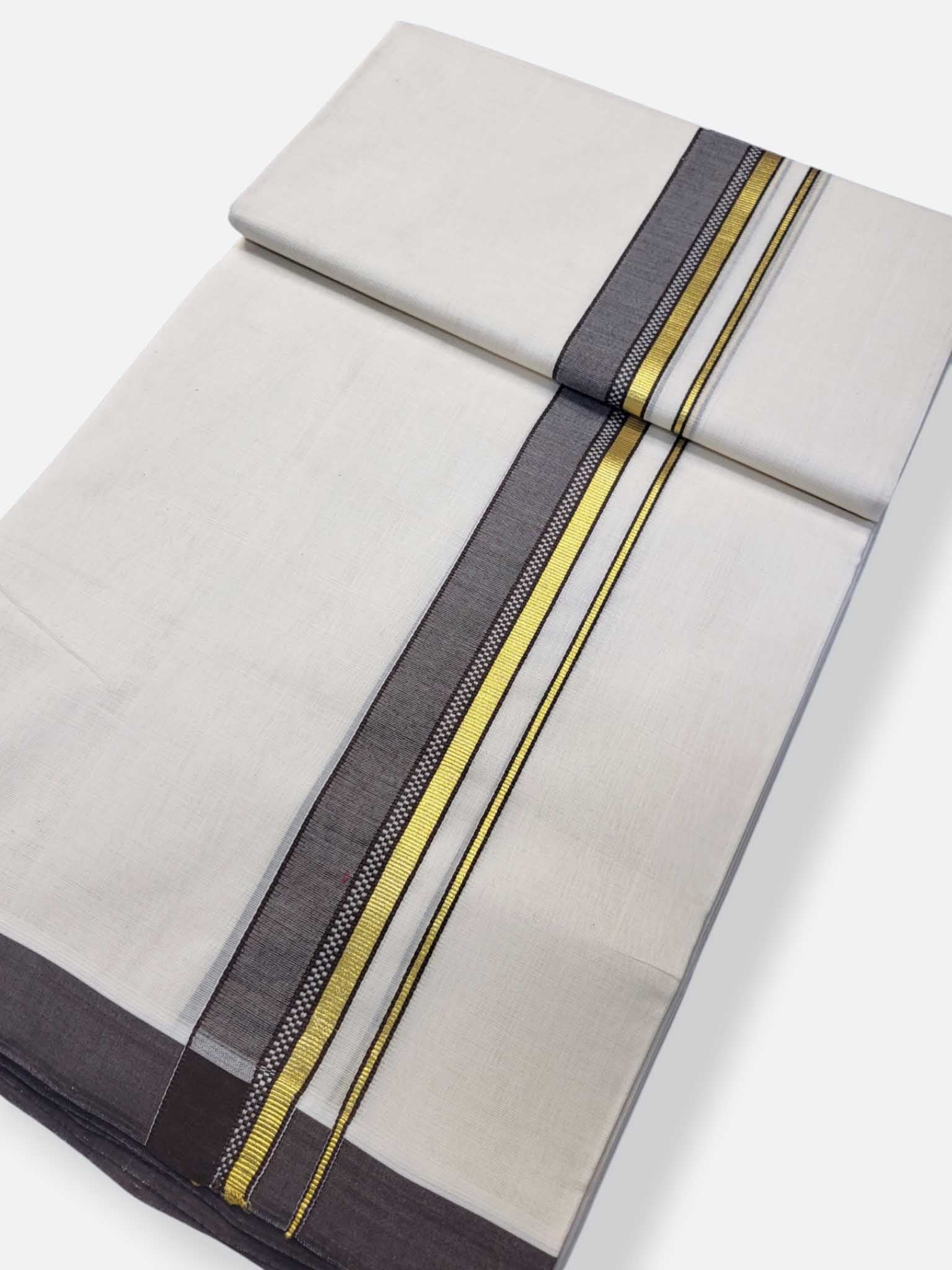 Kerala Premium Balaramapuram Handloom Dhoti/Mundu for Men