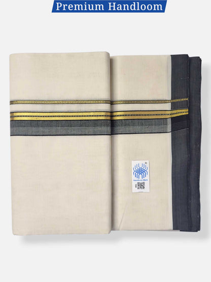 Kerala Premium Balaramapuram Handloom Dhoti/Mundu for Men