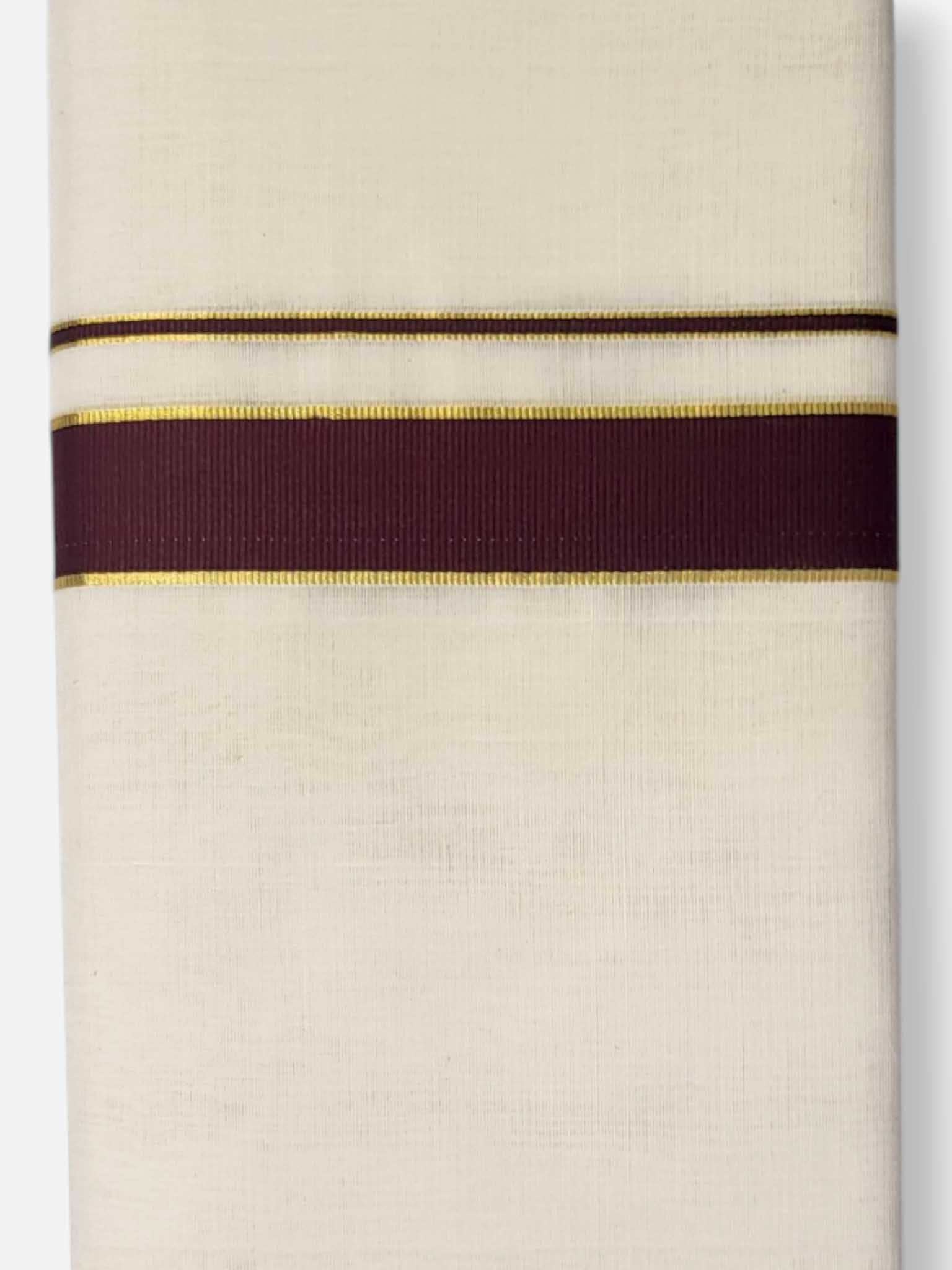 Kerala Premium Balaramapuram Handloom Dhoti/Mundu for Men