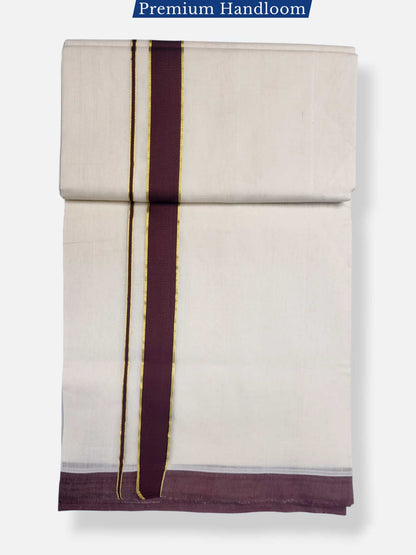 Kerala Premium Balaramapuram Handloom Dhoti/Mundu for Men