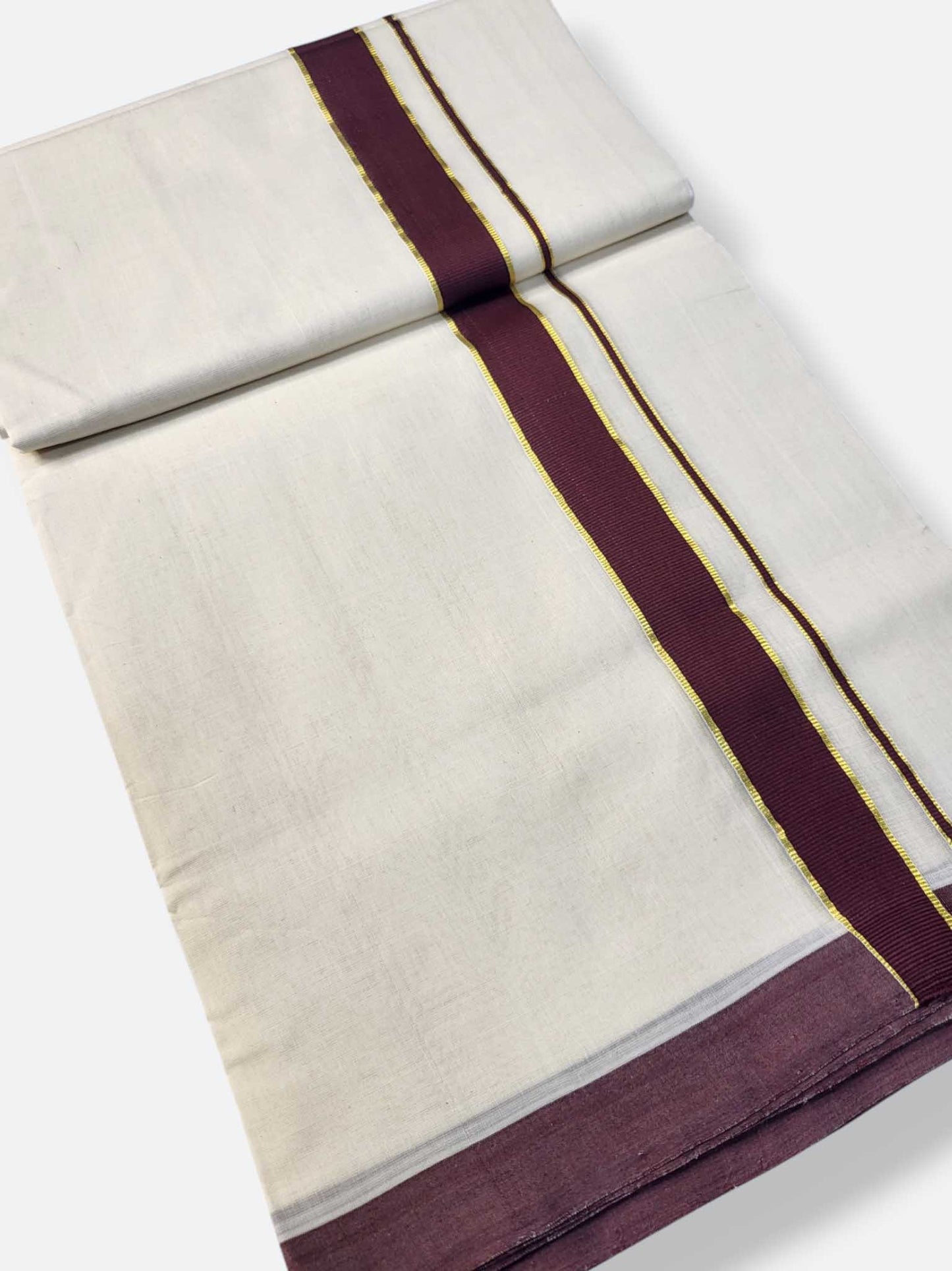 Kerala Premium Balaramapuram Handloom Dhoti/Mundu for Men