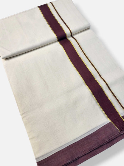 Kerala Premium Balaramapuram Handloom Dhoti/Mundu for Men