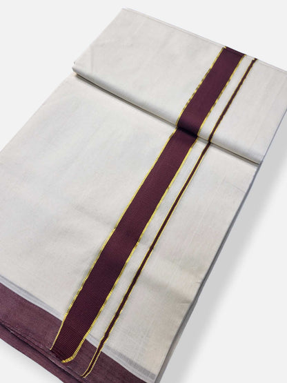 Kerala Premium Balaramapuram Handloom Dhoti/Mundu for Men