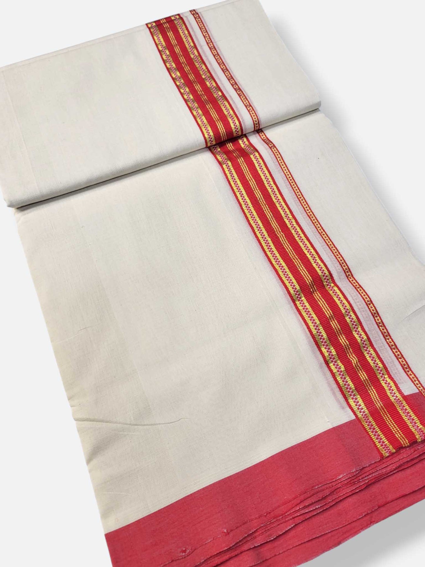 Kerala Premium Balaramapuram Handloom Dhoti/Mundu for Men