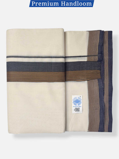 Kerala Premium Balaramapuram Handloom Dhoti/Mundu for Men