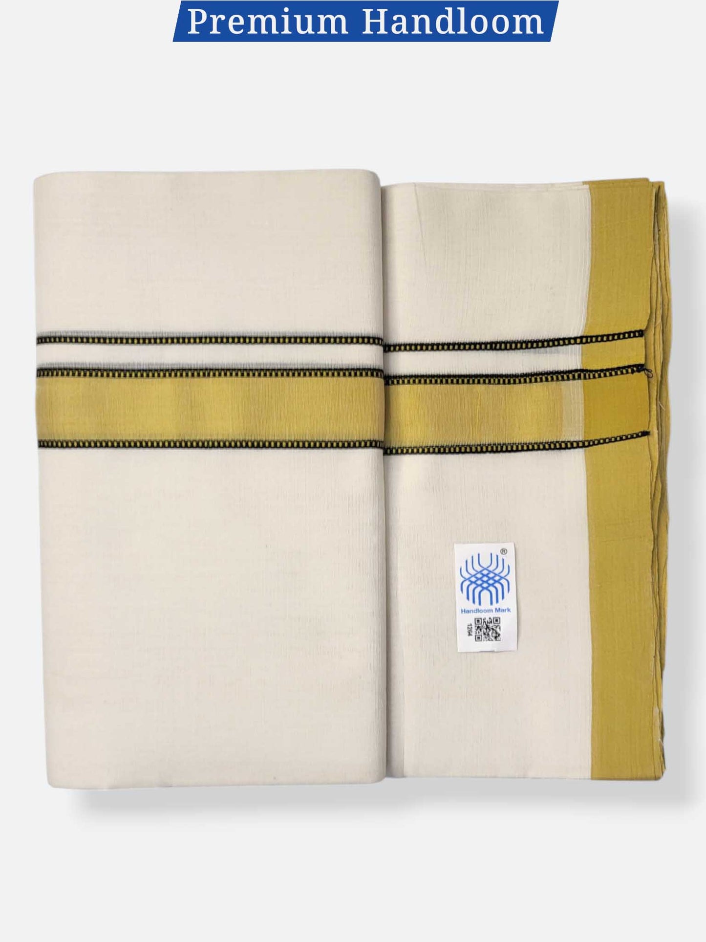 Kerala Premium Balaramapuram Handloom Dhoti/Mundu for Men